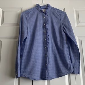 GAP Fitted Boyfriend Shirt, Size Medium